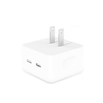Picture of PD 35W Dual USB-C / Type-C Ports Charger for iPhone / iPad Series, US Plug